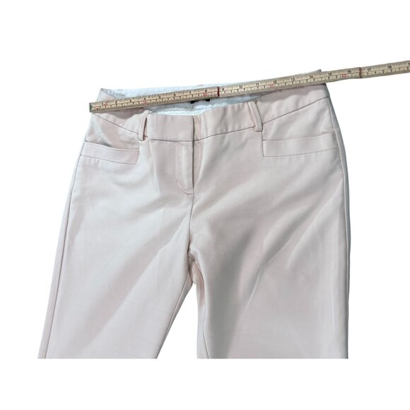 Express Columnist Light Pink Flare Pants Size 4R - Picture 9 of 10